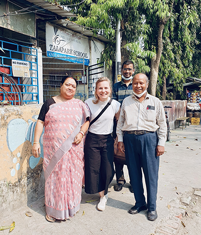 Stefanie Weißig in Kolkata